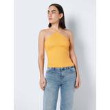 Dame - Halterneck T-shirts & Toppe Noisy May dame top Amber Yellow