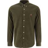 Ballonærmer - Fløjl Tøj Polo Ralph Lauren Slbdppcs-Long Sleeve-Sport Shirt Fløjlsskjorter Green