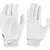 Nike Skind Tøj Nike Alpha Huarache Edge Baseball Batting Gloves White/White/White