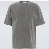Acne Studios Kort Overdele Acne Studios Gray Faded T-Shirt BM0 FADED BLACK