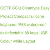 Gett Tastaturer Gett TKG-088-GCQ-IP68-KGEH-WHITE-USB-DE Medical Grade