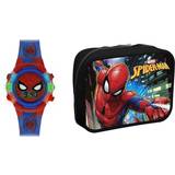 Børn Armbåndsure Marvel Spiderman Boy's Digital with Plastic SPD4504ARGSET