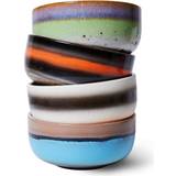 Keramik - Multifarvet Servering HKliving 70s Ceramics Dessert Suppeskål