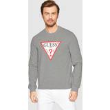 Guess Polyester Overdele Guess Triangle Logo Sweatshirt