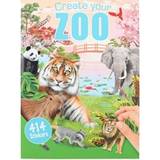 Kreativitetsbøger Depesche Create your Zoo Pysselbok