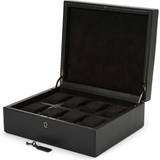 Wolf Armbåndsure Wolf British Racing watch box for 8 watches black 792602 Synthetic leather Black 29.21 X 25.4 X 13.34 cm