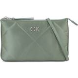 Satin Tasker Calvin Klein Quilted Crossbody Bag GREEN One Size