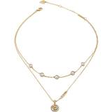 Guess Smykker Guess jewelry women's necklace 4g logo twice gold coloured jubn02140jwyg