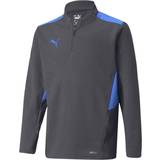 Puma IndividualCUP 1/4 Training Sweat Shirt - Asphalt/Bluemazing (657545-44)