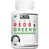 Aloe vera Kosttilskud Delta Nutrition Super Reds & Green 60 stk