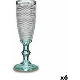 Glas - Turkis Vivalto Points Gennemsigtig Champagneglas