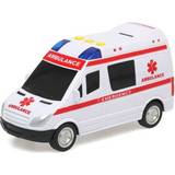 Byer - Plastlegetøj Biler Atosa Lastbil City Rescue Ambulance