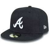 Atlanta Braves Kasketter New Era Mlb Basic Braves Bla/whi Black, Unisex, Apparels, Hats & Caps, 3/8 3/8