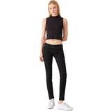 LTB Polyester Bukser & Shorts LTB Röhrejeans Molly in Black To Black
