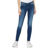 Tommy Hilfiger Dame Bukser & Shorts Tommy Hilfiger Sophie Skinny Fit Jeans With Fade Effect - New Niceville Mid Blue Stretch