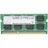 4 GB - SO-DIMM DDR3 RAM G.Skill Standard SO-DIMM DDR3 1600MHz 4GB (F3-12800CL11S-4GBSQ)