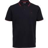 Selected Herre Polotrøjer Selected SLHDANTE SPORT SS POLO NOOS Sort