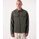 Fred Perry Overtøj Fred Perry Zip-Through Overshirt Green