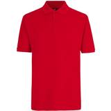 32 - Rød - Slids Tøj ID Yes Polo Shirt - Red