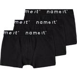 Økologisk bomuld Boxershorts Børnetøj Name It Basic Boxer Shorts 3-pack - Black (13208836)