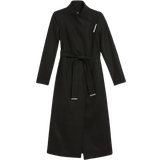 Ted Baker Cashmere Tøj Ted Baker Rosell Long Length Wrap Coat - Black
