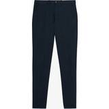 Ted Baker Bukser & Shorts Ted Baker Mens Navy Textured Regular-fit Stretch-cotton Chinos 28R