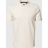 Calvin Klein T-shirts & Toppe Calvin Klein Slim Fit Polo Shirt Stony Beige