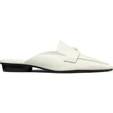 Tory Burch Gummi Loafers Tory Burch Pointed Backless - Pearl