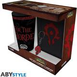 ABYstyle Nøgleringe ABYstyle OF WARCRAFT Box XXL glass + Keychain + "Horde"
