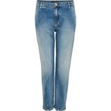Opus Blå Bukser & Shorts Opus Jeans Blau Straight für Damen