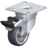 Tilbehør til kørelegetøj Styrehjul med påskruningsplade og stop-fix-bremse Blickle LPA-TPA 50G-FI