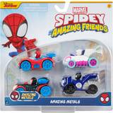 Plastlegetøj - Spider-Man Biler Spiderman AMAZING METALS CAR 4 PK SNF0200