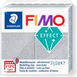 Sølv Ler Staedtler Fimo effect glitter modeller 57 g – silver 812