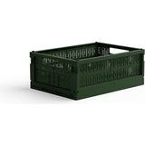 Brugskunst Crate Foldekasse Midi Racing Green Crate Foldekasse Opbevaringsboks