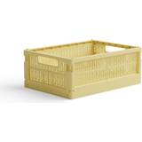 Brugskunst Crate Foldekasse Midi - Lemon Cream Opbevaringsboks