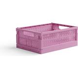 Med håndtag - Pink Kasser & Kurve Made Crate Midi Kurv 34cm