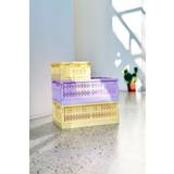 Kasser & Kurve Crate Foldekasse Midi Lilac Crate Opbevaringsboks