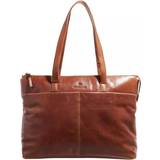 Brun - Skind Computertasker Micmacbags Shopping Bags Porto cognac Shopping Bags for ladies