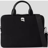 Karl Lagerfeld Sort Computertasker Karl Lagerfeld K/ikonik Laptop Bag, Woman, Black, Size: One size One size