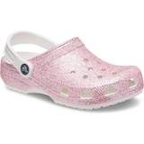Hvid Tøfler Crocs Girls Unlined Glitter Girls' Preschool Shoes Pink 13.0