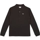 Polotrøjer Lacoste L/s Classic Polo Shirt 31, Unisex, Tøj, Tops, Sort, 146/152 146/152