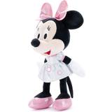 Mickey Mouse - Tyggelegetøj Tøjdyr Simba Sparkly Minnie Mouse Celebrating 100 Years of Disney 25cm
