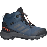 Blå Vandresko adidas Kid's Organizer Mid Gore-Tex Hiking Boots - Wonder Steel/Gray Three/Impact Orange