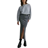 Knapper - Lange nederdele Nelly Everything Suit Skirt - Grey