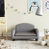 Hvid - Kunstlæder Børneværelse vidaXL sofa til børn 50x40x30 kunstlæder grå