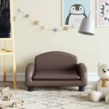 Hvid - Kunstlæder Børneværelse vidaXL sofa til børn 50x40x30 kunstlæder brun