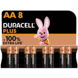 Aa duracell batterier Duracell AA Plus 8-pack