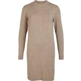 Object Nylon Tøj Object Thess Knitted Dress - Fossil