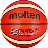 Molten 6 Basketbolde Molten D3500 Outdoor Basketball Orange, Größe 6