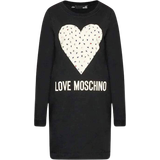 Love Moschino Sort Kjoler Love Moschino Brand Design Dress - Black